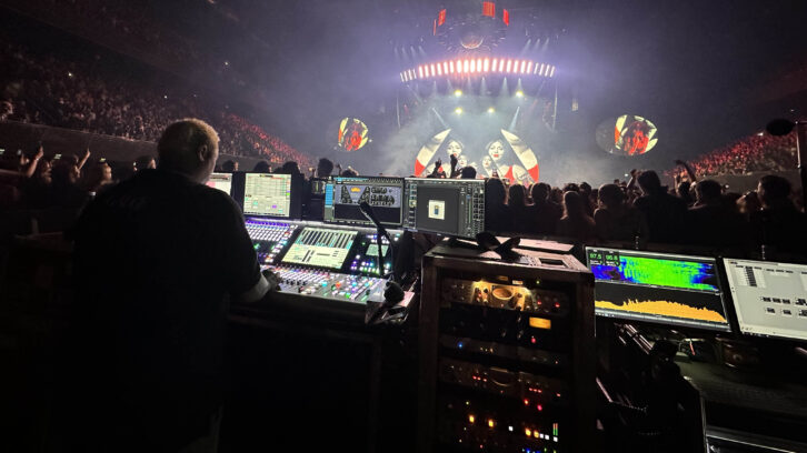 FOH engineer Nick “Gauge” Todd has been manning an SSL Live L550+ console since the Lizzo tour began in September, 2022.