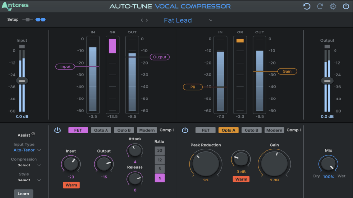 Antares Auto-Tune Vocal Compressor