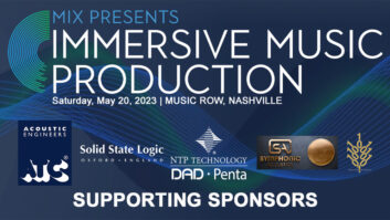 Mix Nashville: Immersive Music Production's First Round of Sponsors