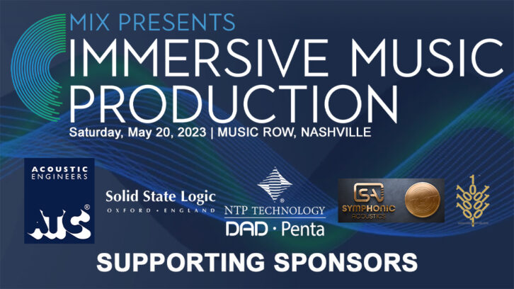 Mix Nashville: Immersive Music Production's First Round of Sponsors 
