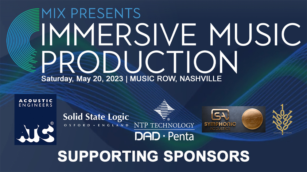 Mix Nashville Immersive Music Production Announces First Round of Sponsors