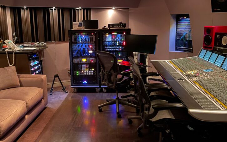 The spacious Studio 1 control room, featuring an SSL Duality console and loads of outboard gear, at the recently renamed The Hit Factory studios in NoHo. PHOTO: Troy Germano