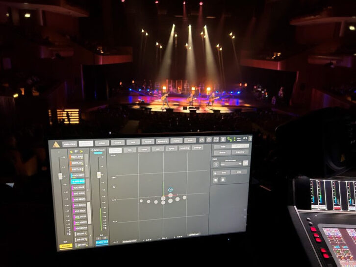 Adamson software in use at FOH for Republika