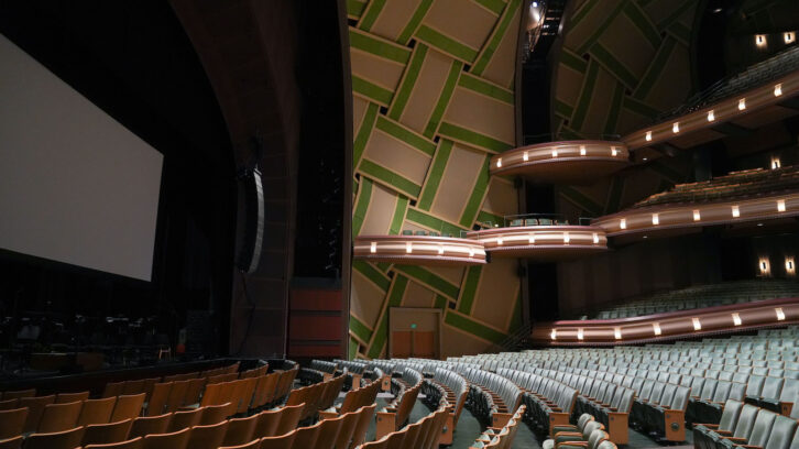 Eugene, OR's Silva Concert Hall of the Hult Center for the Performing Arts has a new Meyer Sound Leopard compact line array system.