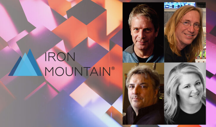 Pictured L-R, top row: George Massenburg and Chuck Ainlay; bottom row: Kelly Pribble and Sarah Jones. 