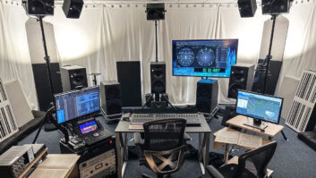 Herbert Waltl’s Sony RA360 and Dolby Atmos mix room at mediaHyperium is based around a Neumann KH Series monitoring system. PHOTO: Courtesy of Eric Schilling