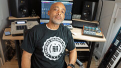 Producer, educator and entrepreneur Al “AG Got Beats” Greene and his Tascam Model 12 integrated production suite