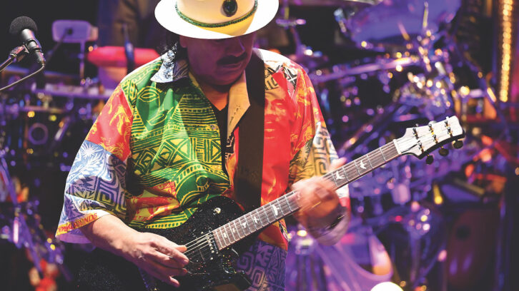 Carlos Santana’s nearly 11-year residency at House of Blues pioneered the use of immersive music in Las Vegas venues. PHOTO: Denise Truscello/Getty Images