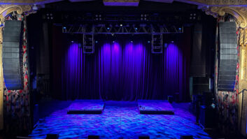 House of Blues has standardized on Adamson Systems Engineering line arrays across all its venues, including its Chicago location, which has 14 CS10 intelligent line array cabinets per side and a dozen CS119 subwoofers below.