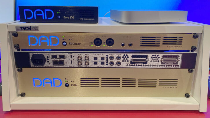 NTP Technology’s Digital Audio Denmark brand has unveiled the AX Center Thunder|Core Audio Interface—a 1U modular 19” rack unit intended for use in the studio, location recording setups and touring rigs.