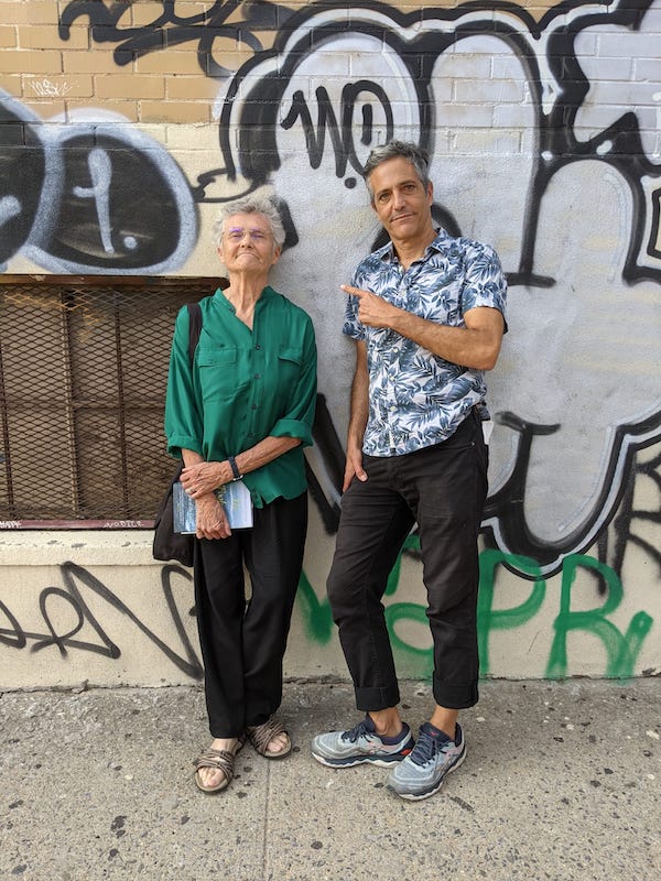  Lockwood with director Sam Green.