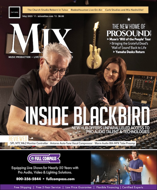 Mix's May 2023 cover.