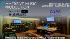 Mix Nashville: Immersive Music Production Focusrite Pro Goes Immersive at Curb Studios