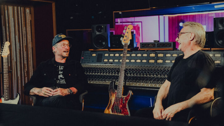 Artist/producer Butch Walker discussed guitars with John McBride, while also relaying a fun story of attending his first concert, KISS, in Atlanta, with his parents as chaperones.