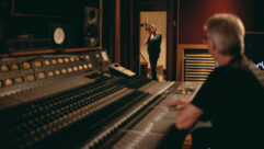 Martina McBride and John McBride inside Blackbird Studios.