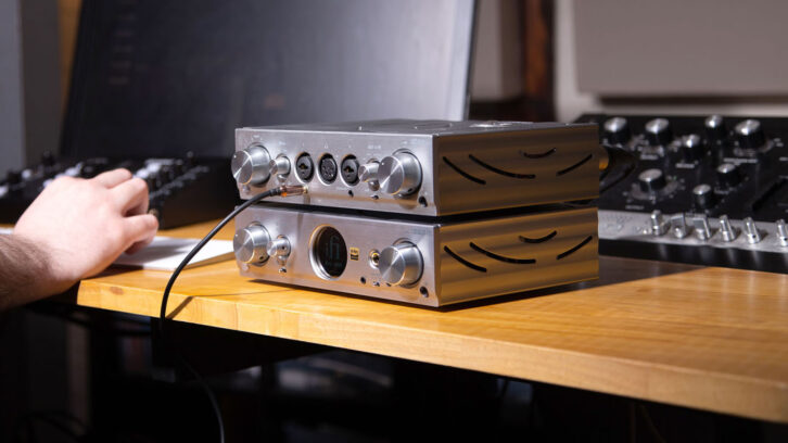 The Pro iCAN Studio (top) and Pro iDSD Studio (bottom).