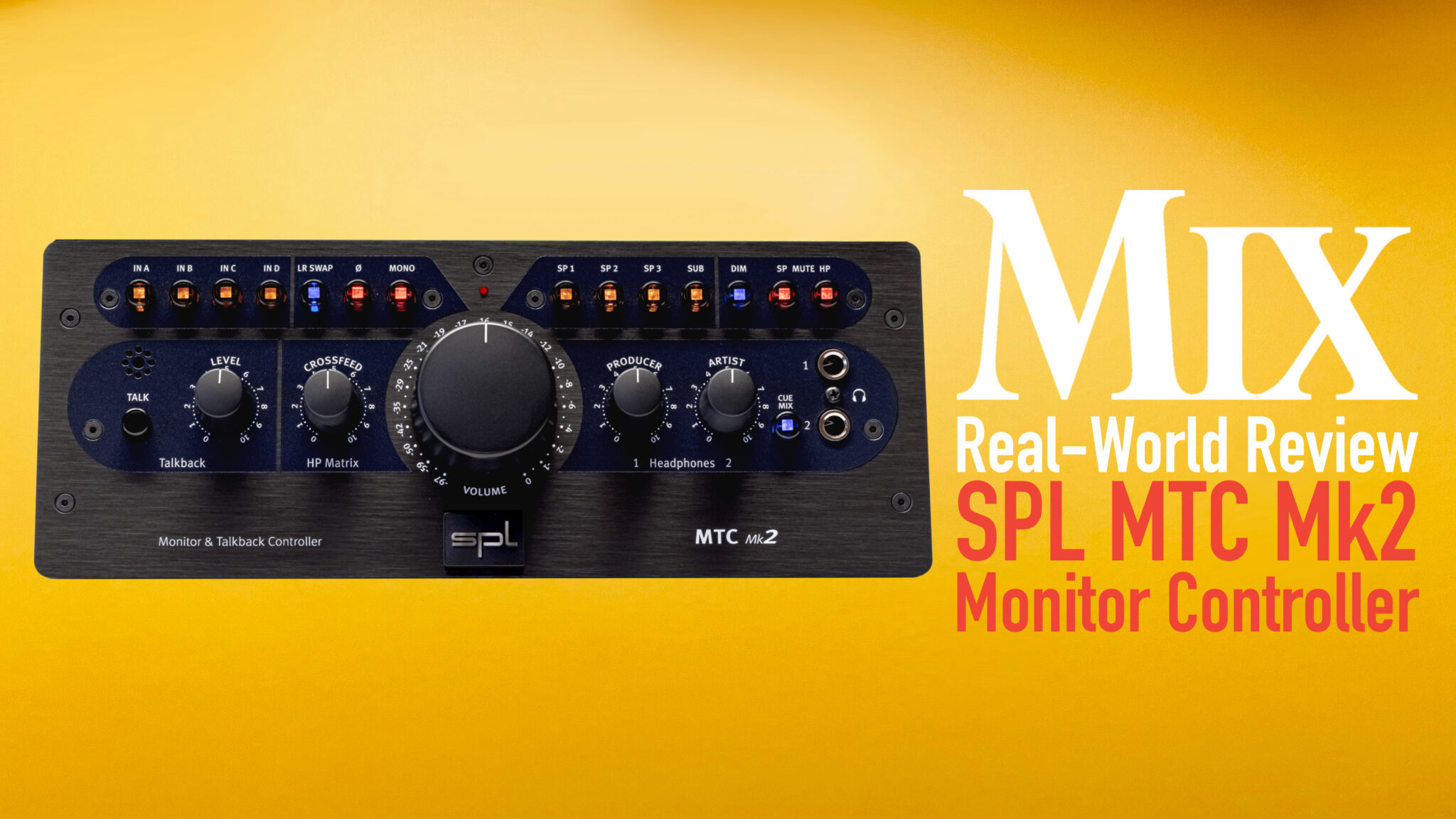 SPL MTC Mk2 Monitor Controller A Mix RealWorld Review