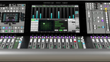 SSL Live range V5.2 software adds integrated ‘d&b Soundscape’ immersive loudspeaker system control and more.