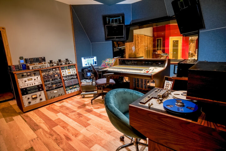 Magnetic Sound Studios's control room. PHOTO: Ricky Garni