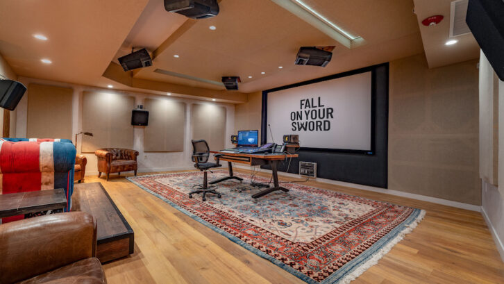 Fall On Your Sword Studios’ control room. PHOTO: Tom Edwards.