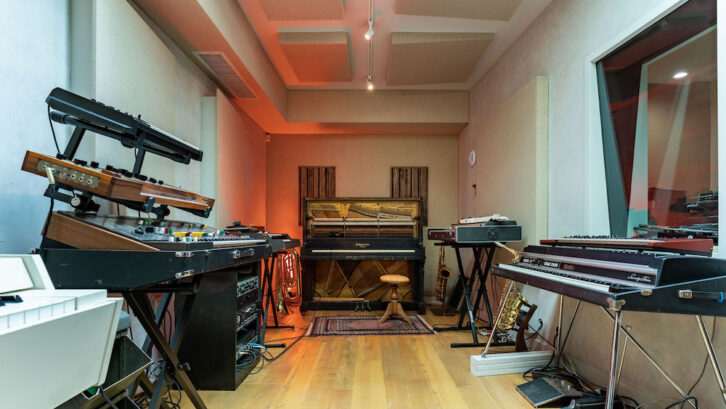 Fall On Your Sword Studios’ live room. PHOTO: Tom Edwards.