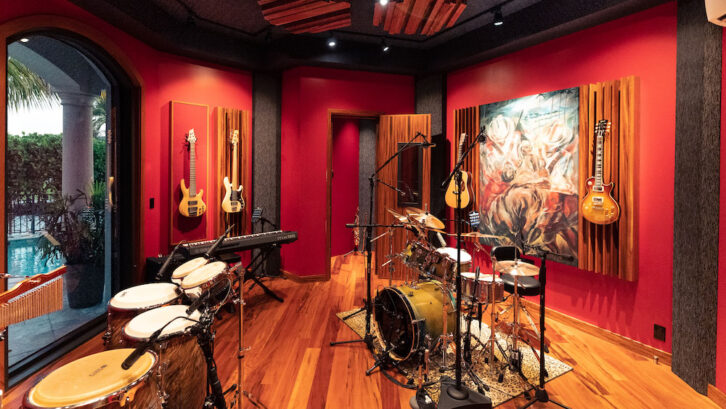 Fontaine Records’ live room. PHOTO: Shawn Benyo.