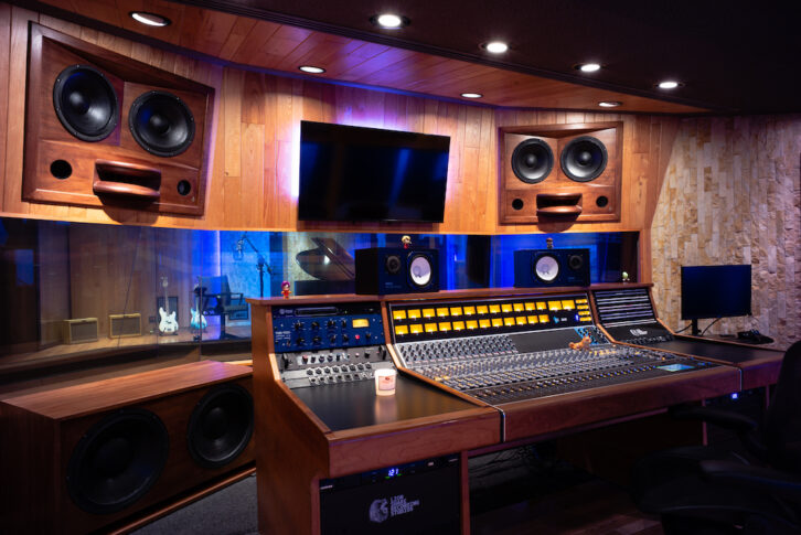 Lion Share Studios’ control room. PHOTO: Bill Jabr.