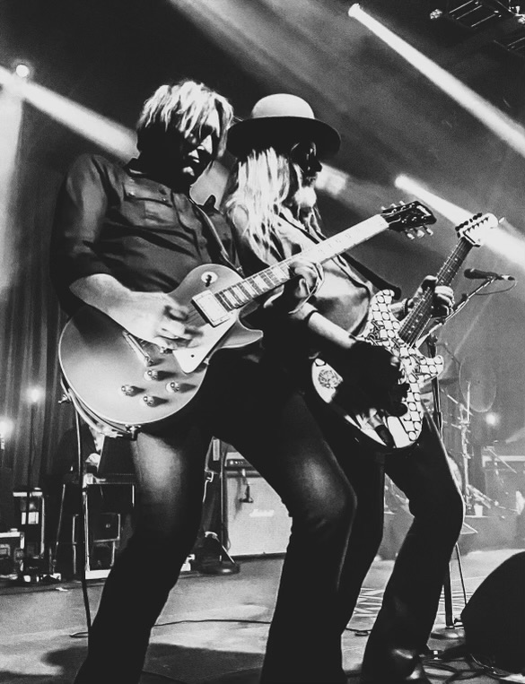 Over the past couple of years, including a six-week leg starting in January 2023, Bates, at left, has gone on tour with Jerry Cantrell. PHOTO: Courtesy of Tyler Bates