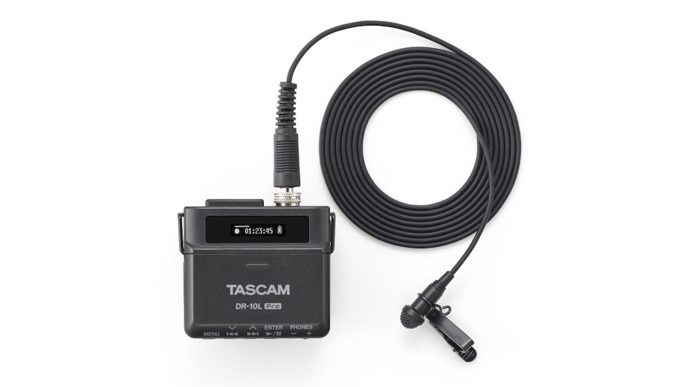 Tascam Debuts DR10L Pro Recorder & Lav