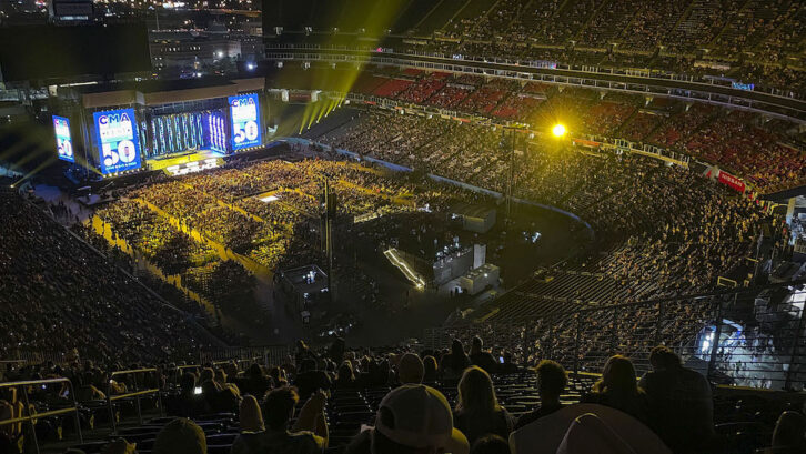 Nissan Stadium drew record crowds for CMA Fest’s 50th anniversary.