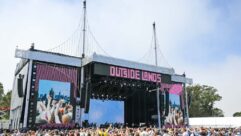 For the second year, UltraSound provided Meyer’s Panther large-format linear array loudspeakers for the Lands End main stage at Outside Lands. Photo: Steve Jennings.