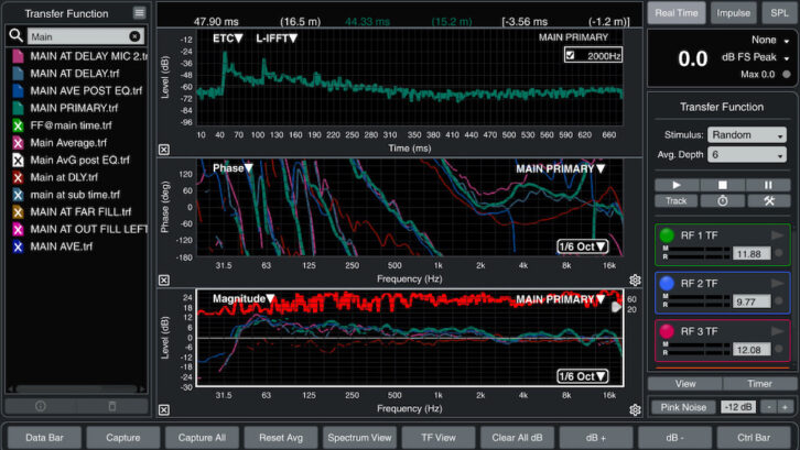 The new Smaart v9.2 release includes new Data Library search functionality and L-IFFT plot type.