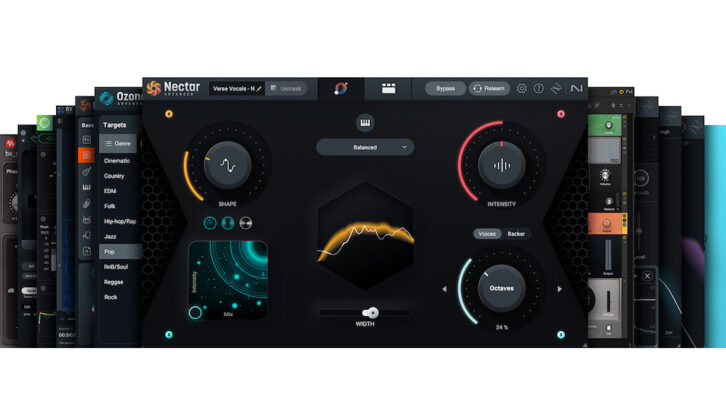 The Music Production Suite 6 Bundle includes Ozone 11, Nectar 4, and Guitar Rig 7 Pro, among others.