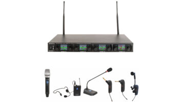 VocoPro has introduced a half-dozen different transmitters that work in conjunction with its UDX-OCTO digital UHF wireless receiver.