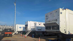 CP Communications brought its flagship HD-21 53-foot expando truck to the Alliant Energy Center.