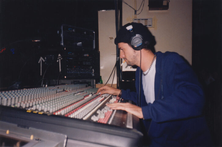 Jon Dunleavy, FOH engineer for Smash Mouth, is smokin' (literally) as he gets down to business at Tramps' Crest console.