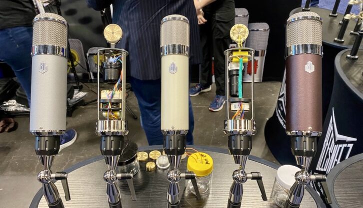 Australia’s BeezNeez Pro Audio had a bevy of mics on-hand at the show—the company’s first AES Convention since 2012.