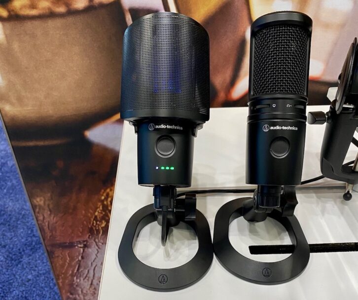 With a price point attainable by all, Audio-Technica showed off its new AT2020USB-XP microphone aimed at content creators and podcasters. 