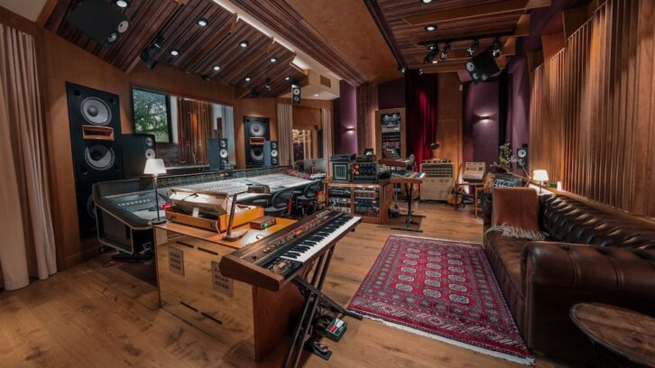 Rue Boyer studio in Paris, home to Mix With the Masters, designed by WSDG with RPG diffusion. Photo: Courtesy of Peter D’Antonio.