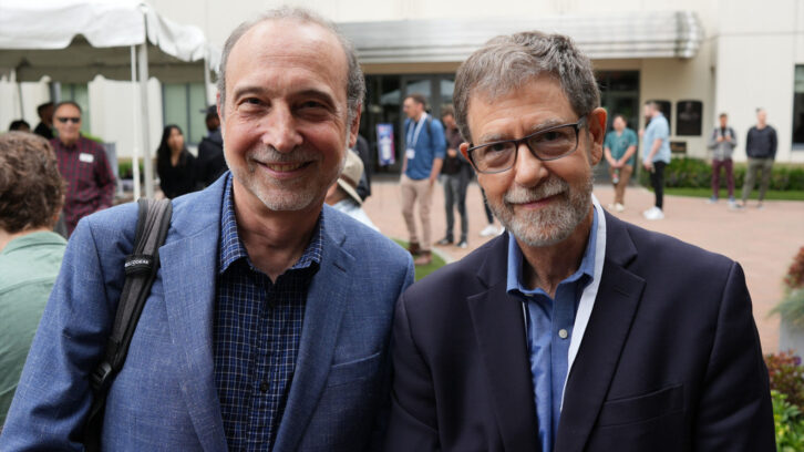 AID President Jim Pace (left) and ASG founder and president Dave Van Hoy.
