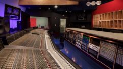 The Studio A control room, designed by Studio Bau:Ton, houses what is said to be the largest SSL 9000J console in the world, with 112 channels.