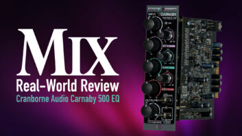 Cranborne Audio Carnaby 500 EQ — A Mix Real-World Review