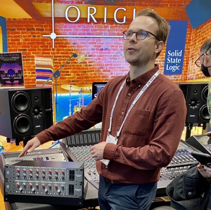 Andy Jackson, senior product manager at SSL, discusses the features on Solid State Logic’s two new 2U Pure Drive rack-based microphone preamp units.