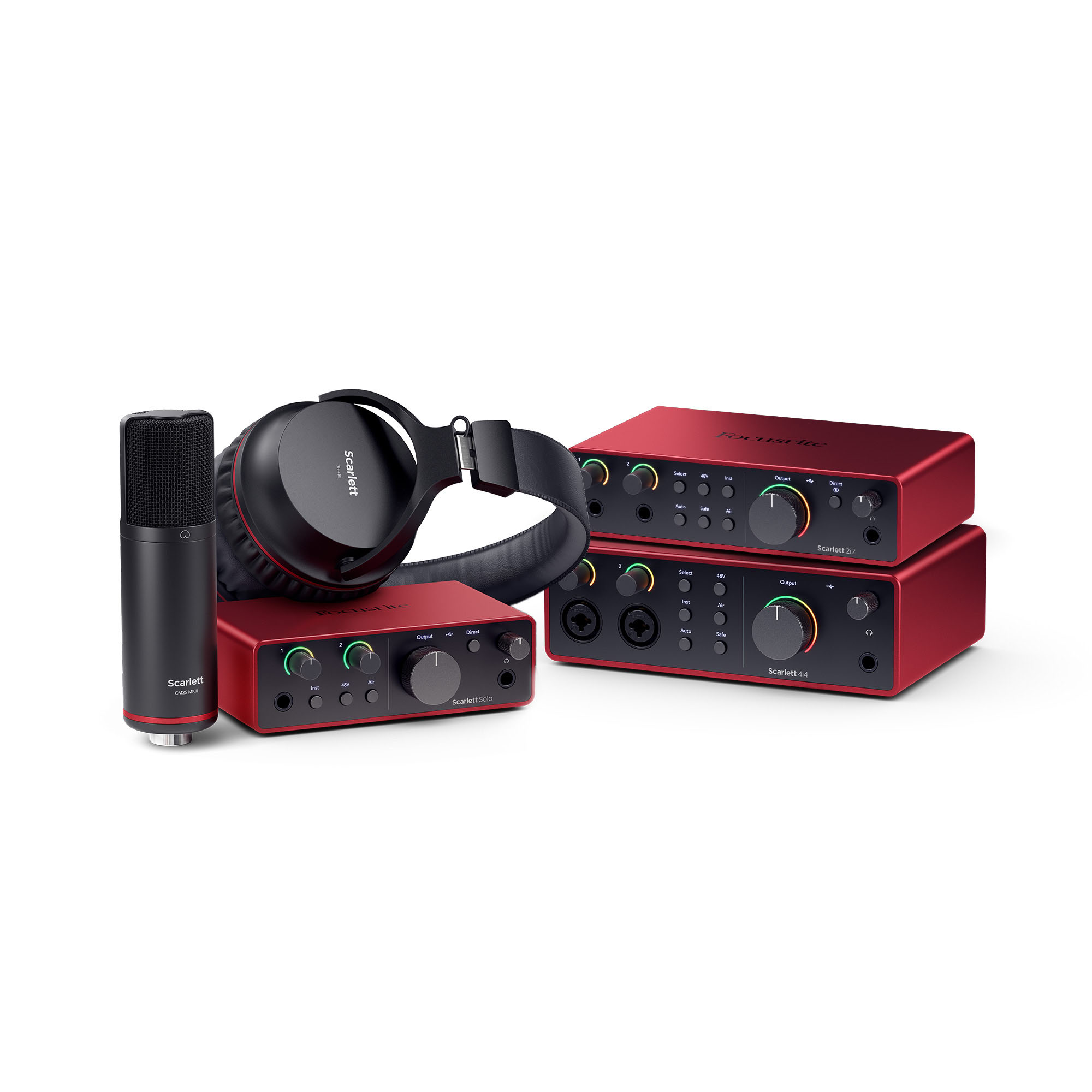 Focusrite Scarlett 2i2 (4th Gen) USB Audio Interface 