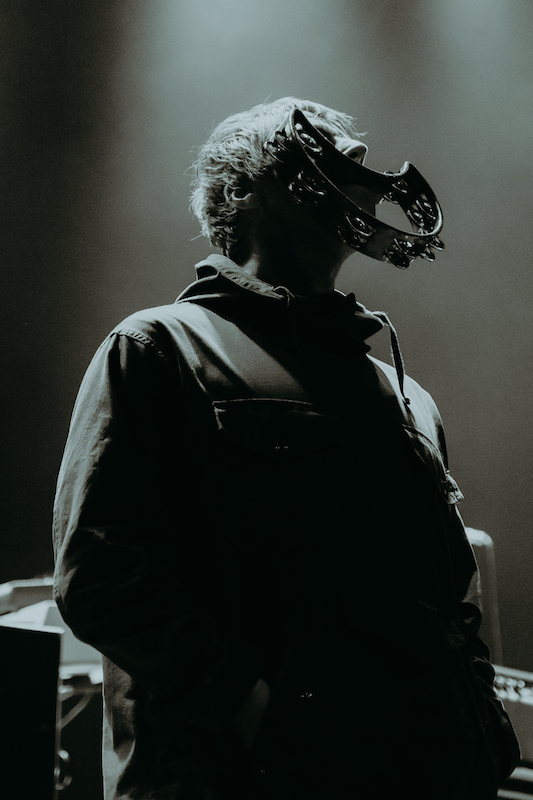 At the KOKO show, Gallagher put his tambourine where his mouth is. Photo: Zekaria A. Bostani.