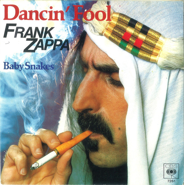 The cover of Frank Zappa's "Dancin' Fool" single.
