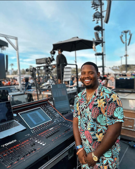 FOH engineer Ricky Ashford mixed Rosalía around the world this year on DiGiCo Quantum 338 and Quantum 225 digital mixing consoles