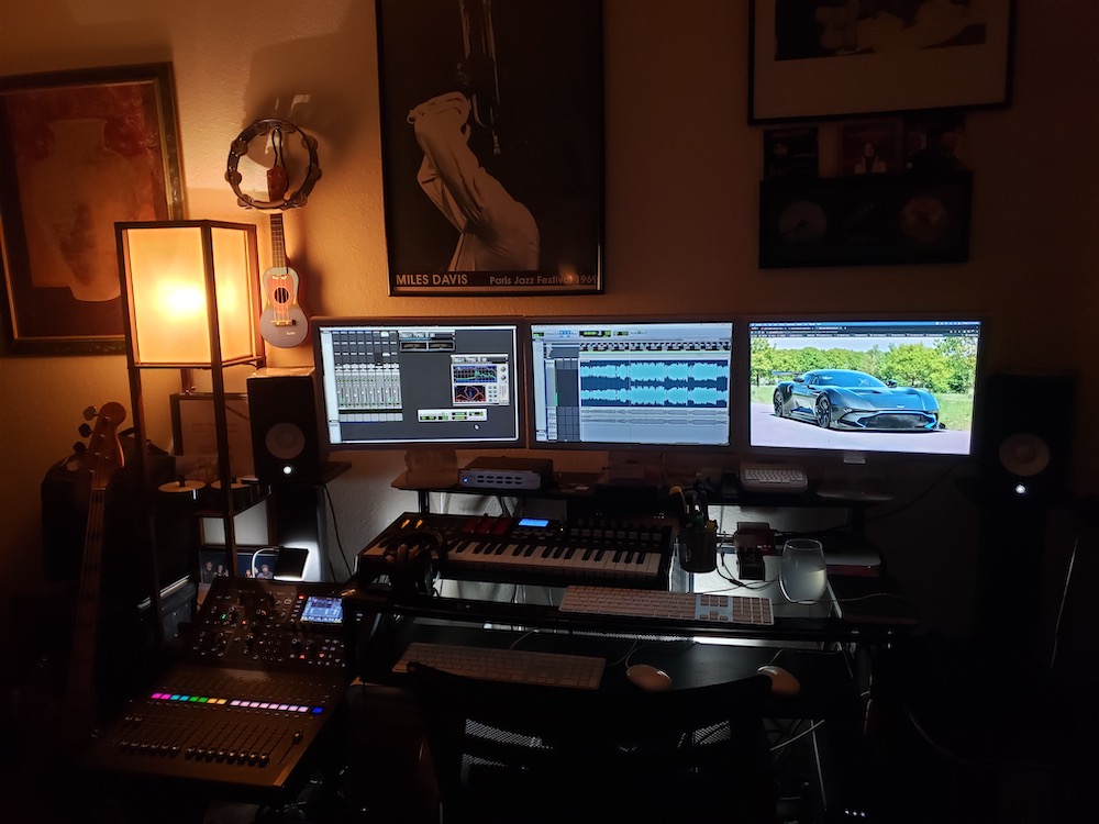 Re-mastering engineer Vinson Hudson’s London Lab Studio.