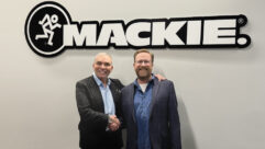 Freedman Group’s founder and chairman Peter Freedman AM (left) and Alex Nelson, CEO of Mackie.