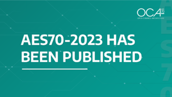 AES Publishes Latest Update to AES70 Standards